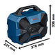 Bosch GPB 18V-6 C Professional Bluetooth® Speaker 12/18V Bare Unit