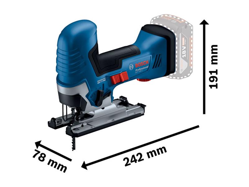 Bosch GST 18V-125 S Professional Jigsaw 18V Bare Unit - imagen 2
