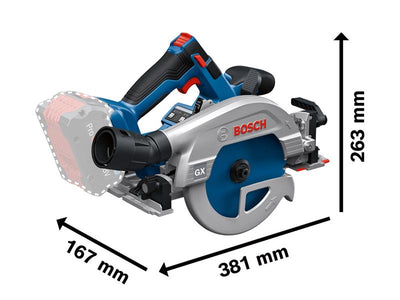 Bosch GKS 18V-57-2 GX Professional Circular Saw 18V Bare Unit