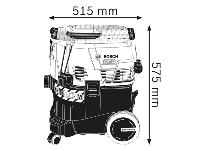 Bosch GAS 35 M AFC Professional M-Class Wet & Dry Vacuum 1200W 110V – – Now available at MTN Shop UK. - imagen 3