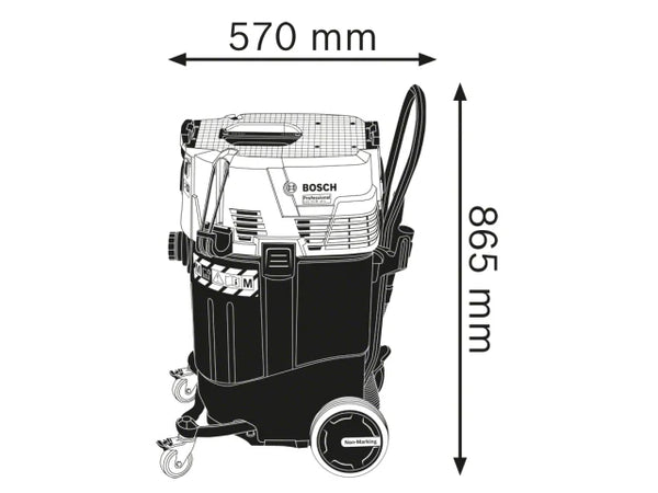 Bosch GAS 55 M AFC Professional M-Class Wet & Dry Vacuum 1200W 240V – – Now available at MTN Shop UK.