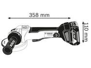Bosch GWS 18V-10 PC Professional Angle Grinder 125mm 18V Bare Unit – – Now available at MTN Shop UK. - imagen 2