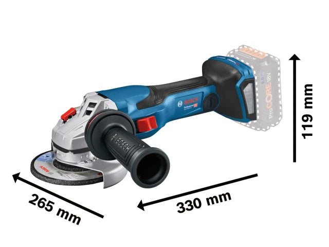 Bosch GWS 18V-15C Professional BITURBO Angle Grinder 125mm 18V Bare Unit – – Now available at MTN Shop UK. - imagen 3