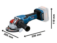 Bosch GWX 18V-15 P Professional BITURBO Angle Grinder 125mm 18V Bare Unit – – Now available at MTN Shop UK. - imagen 2