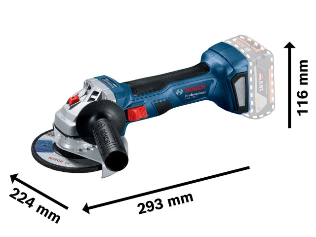 Bosch GWS 18V-7 Professional Angle Grinder 125mm 18V Bare Unit – – Now available at MTN Shop UK. - imagen 2