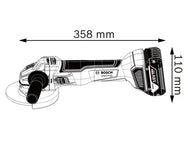 Bosch GWS 18V-10 Professional Angle Grinder 125mm 18V Bare Unit – – Now available at MTN Shop UK. - imagen 2