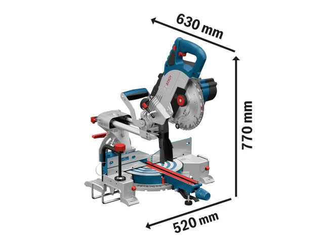 Bosch GCM 18V-216 Professional BITURBO Mitre Saw 18V Bare Unit – – Now available at MTN Shop UK. - imagen 3