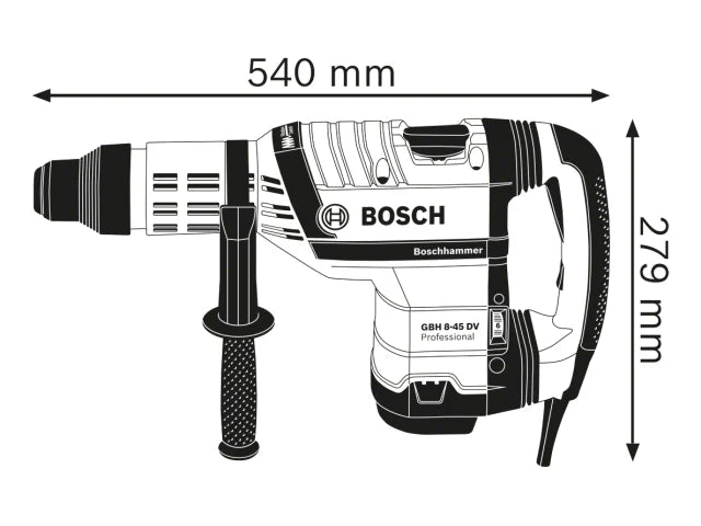 Bosch GBH 8-45 DV SDS-Max Professional Rotary Hammer 1500W 110V – – Now available at MTN Shop UK. - imagen 3