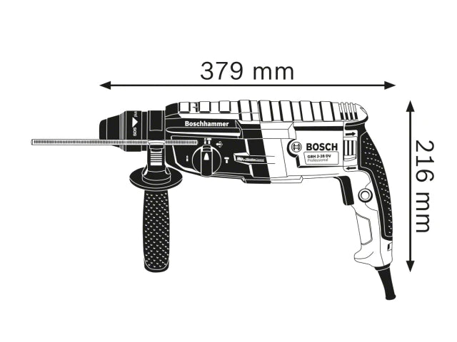 Bosch GBH 2-28 SDS-Plus Professional Rotary Hammer 880W 110V – – Now available at MTN Shop UK. - imagen 2