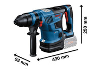 Bosch GBH 18V-34 CF Pro BITURBO SDS-Plus Rotary Hammer 18V 2 x 8.0Ah ProCORE18V Li-ion - imagen 3
