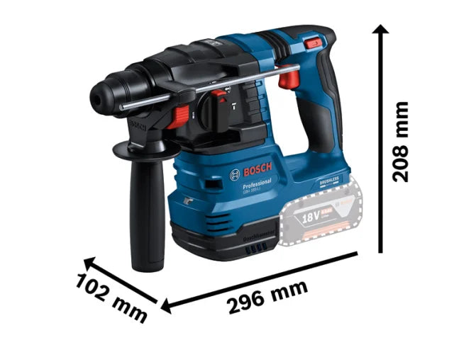 Bosch GBH 18V-22 SDS-Plus Rotary Hammer 18V Bare Unit - imagen 2