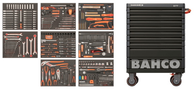 Bahco AUTO Tool Trolley Auto Repair Tool Kit, 357 Piece