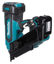 Makita - Makita DBN900 LXT Framing Nailer - Cordless blue nail gun with black battery attachment. - imagen 3