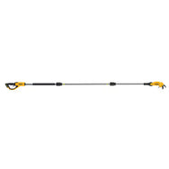 DeWalt DCMPP569N XR Pole Pruner 18V bare unit right side view showing battery connection point, trigger, and ergonomic handle grip - imagen 4