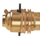 Dencon BC Brass 1/2in Switched Lamp Holder