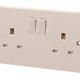 Dencon Switched Socket 2-Gang 13A