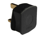 Dencon 3 Pin Rubber Plug 13A Black - imagen 2