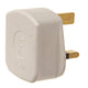 Dencon 3 Pin Rubber Plug 13A White