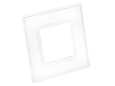 Dencon Clear Finger Plate 1-Gang (Pack of 2)