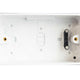 Dencon Pattress Box with Earth 2-Gang 45mm