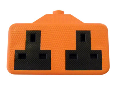 Dencon Trailing Socket 13A 2-Gang