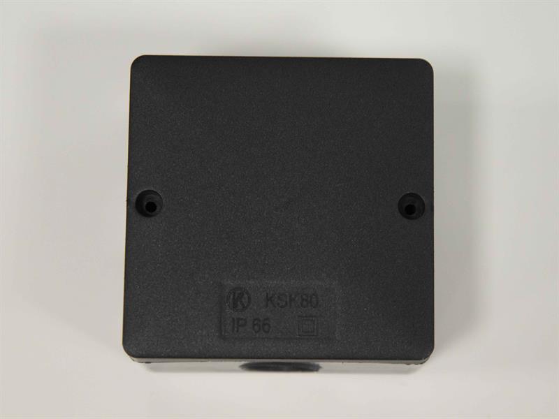 Dencon IP66 Junction Box Black 81 x 81mm - imagen 2