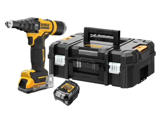 DEWALT DCF403E1T XR 3/16in Brushless Riveter 1 x 1.7Ah POWERSTACK™ Li-ion – – Now available at MTN Shop UK. - imagen 3