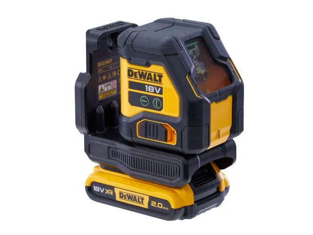DEWALT DCLE34021D1 XR Compact Cross Line Green Laser 18V 1 x 2.0Ah Li-ion – – Now available at MTN Shop UK. - imagen 2