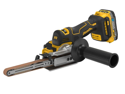 DEWALT DCM200E2T XR Brushless Band File 18V 2 x 1.7Ah POWERSTACK™ Li-ion – – Now available at MTN Shop UK.