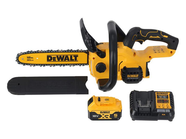 DeWALT Power Tools DCMCS565P1 XR Brushless Chainsaw 18V 1 x 5.0Ah Li-ion