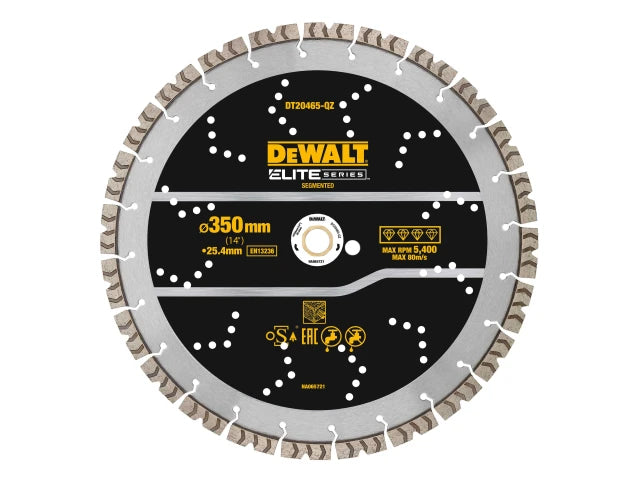 DEWALT ELITE SERIES™ Rebar Concrete Diamond Wheel 350 x 25.4mm – – Now available at MTN Shop UK. - imagen 2