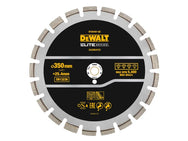 DEWALT ELITE SERIES™ Asphalt Diamond Segmented Wheel 350 x 25.4mm – – Now available at MTN Shop UK.