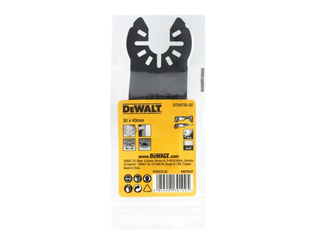 DEWALT DT20733 Fastcut Wood Multi-tool Blade 30 x 43mm – – Now available at MTN Shop UK. - imagen 3