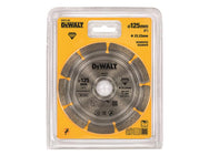 DeWALT Power Tools DT3711 Segmented Diamond Cutting Disc 125 x 22.23mm