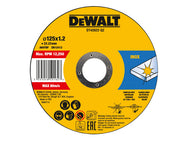 DEWALT Metal Cutting Disc 125 X 1.2 X 22.23mm – – Now available at MTN Shop UK.