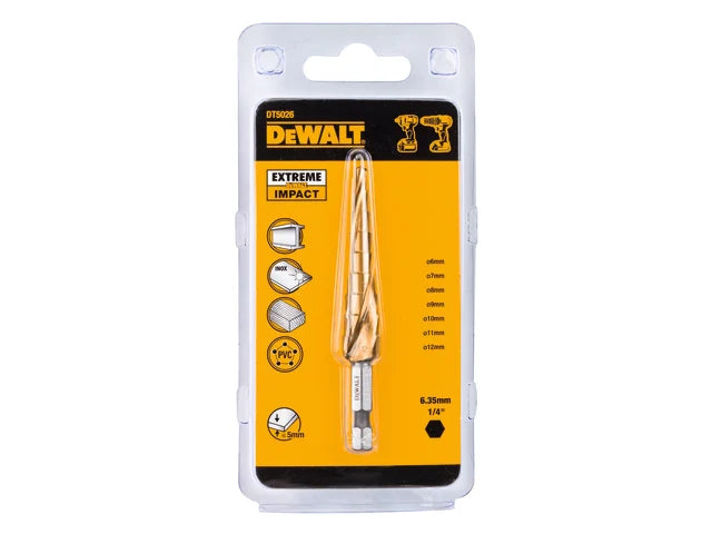 DEWALT Extreme Step Drill Bit 6-12mm – – Now available at MTN Shop UK. - imagen 3