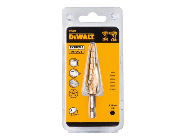 DEWALT Extreme Step Drill Bit 8-18mm – – Now available at MTN Shop UK. - imagen 3