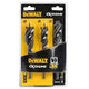 DEWALT EXTREME® Tri Flute Bit 3 Piece Set 152mm