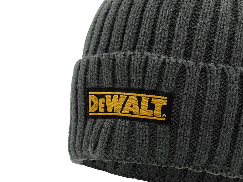 DeWALT Power Tools Indianapolis Grey Knitted Beanie Hat - imagen 3