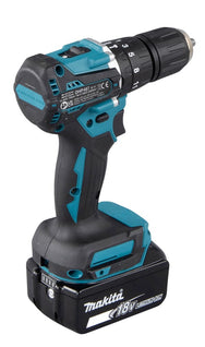 Makita - Makita DHP487 BL LXT Combi Drill - Cordless drill Makita 18V lithium-ion, teal and black. - imagen 3
