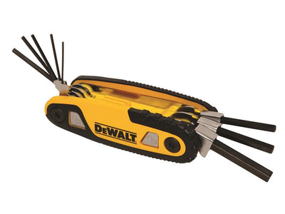 DeWALT Hand Tools Metric Folding / Locking Hex Key Set, 8 Piece