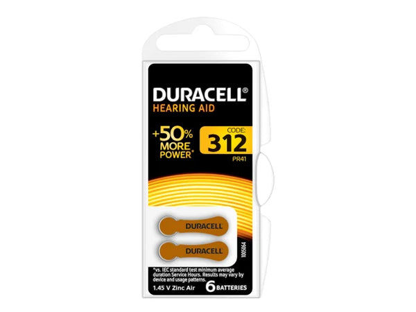 Duracell Specialty Hearing Aid Batteries Size 312 (6 Pack) – – Now available at MTN Shop UK.