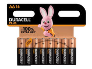 Duracell AA Cell +100% Plus Power Batteries (Pack 16) – – Now available at MTN Shop UK.