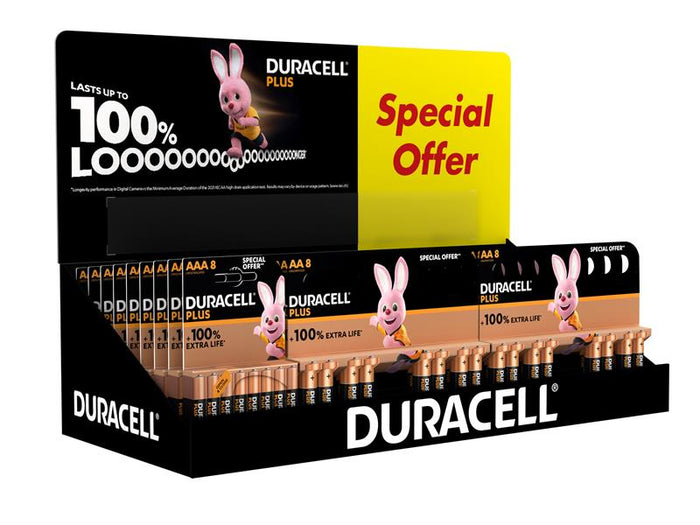 Duracell Duracell Battery Small CDU Display (10 x AAA & 24 x AA Packs)