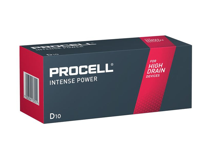 Duracell D Cell PROCELL® Intense Alkaline Batteries (Pack 10)