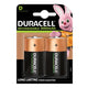 Duracell D Cell 3000Mah Rechargeable Batteries (Pack 2)