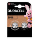 Duracell CR2016 Coin Lithium Battery (Pack 2)