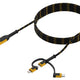 DEWALT Telecoms Reinforced Braided 3-in-1 Combo Cable 1.8m (6ft)