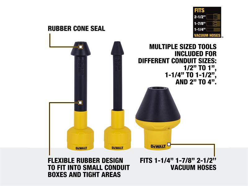 DEWALT Vacuum DXVA00-0301E Conduit Line Puller Kit - imagen 2