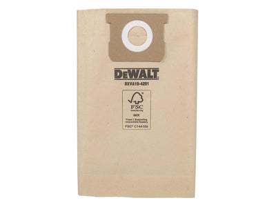 DEWALT Vacuum DXVA19-4201 Dust Bag (Pack 3)